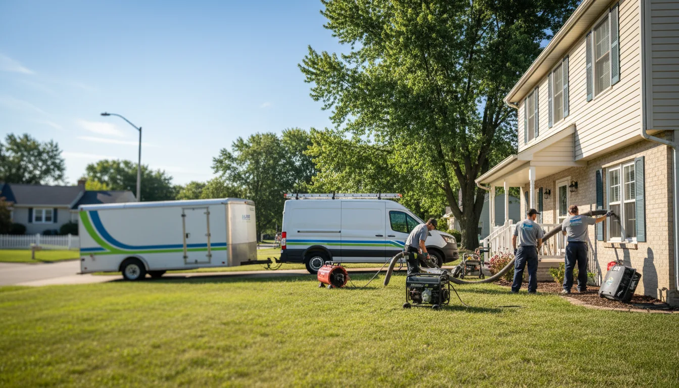 Flooded Basement Restoration And Cleanup With Repair in Sperry, IA near me